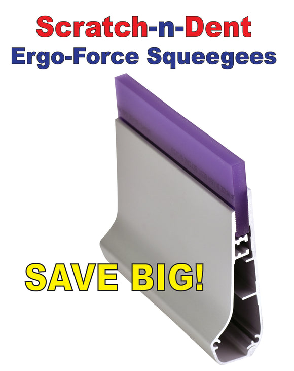 INFLATION FIGHTER Ergo-Force Squeegees (scratch-n-dent at a DISCOUNT!)
